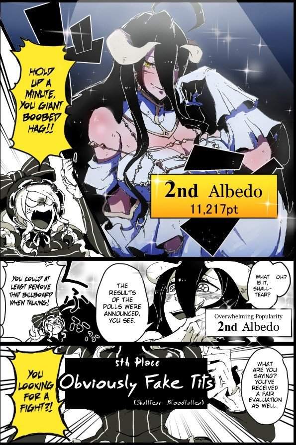 Overlord popularity poll comic part 1 Overlord™ Amino