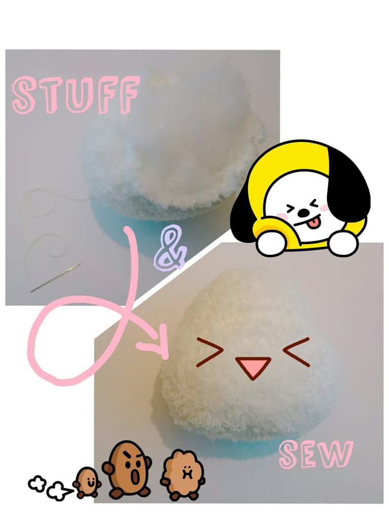 diy bt21 plush