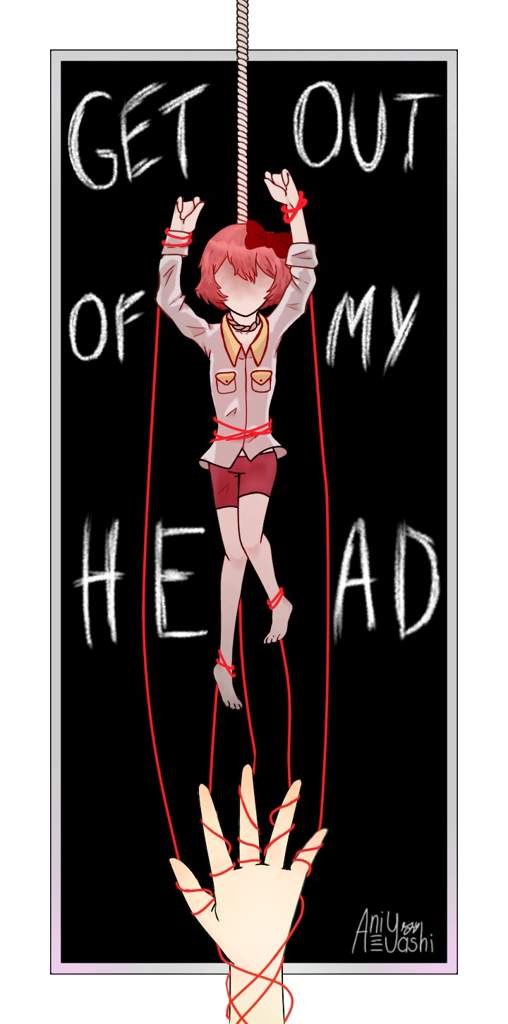 Get Out Of My Head Sayori Fanart Doki Doki Literature Club Amino