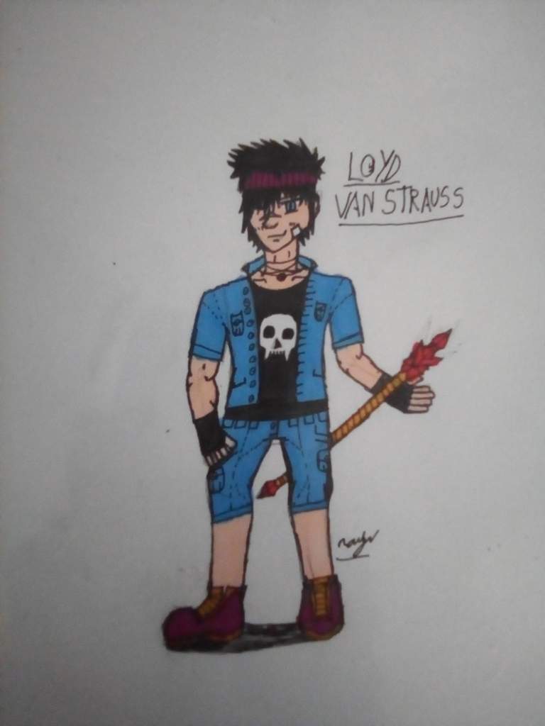 my latest redraw of loyd van strauss my master oc. | Fate/stay Night Amino