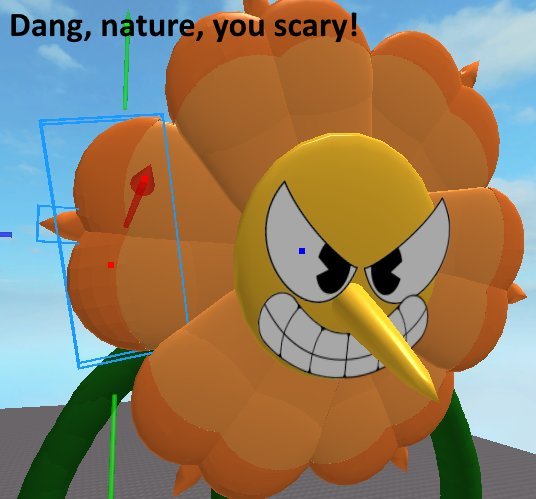Some Roblox Model I Made Of A Evil Flower Roblox Amino