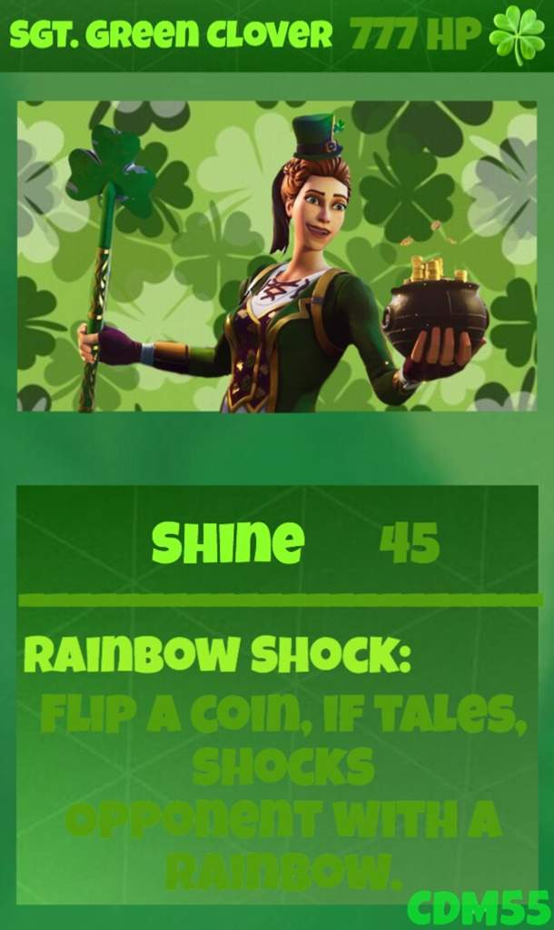  - sgt green clover fortnite