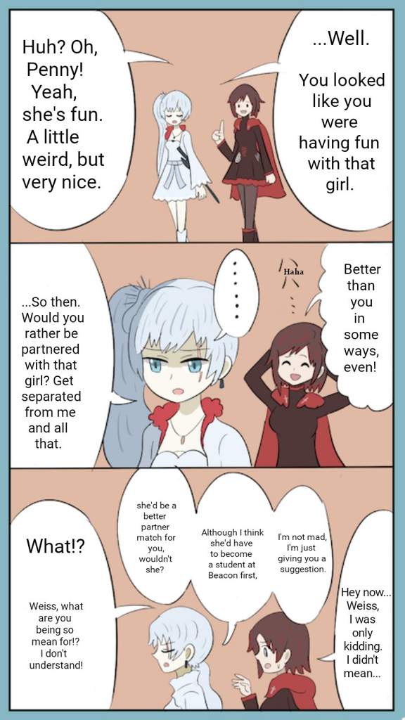 Jealousy A White Rose Comic Rwby Amino 7039