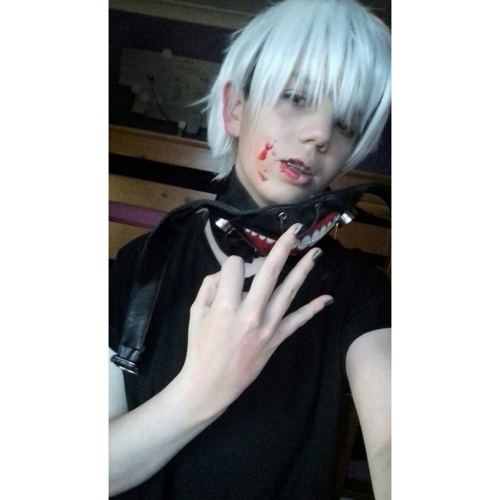 Some Kaneki I Did With The Nails Painted And Blood Tokyo Ghoul Amino