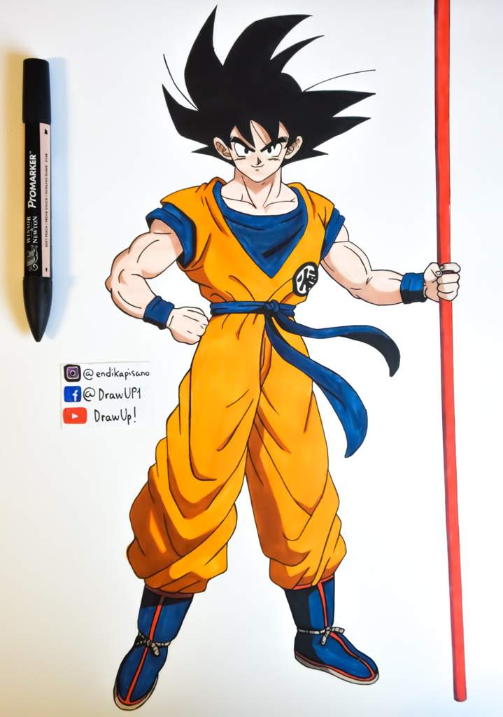 Goku (pelicula DBS) MUY FACIL⬇⬇ #MiPropioArte | DibujArte Amino