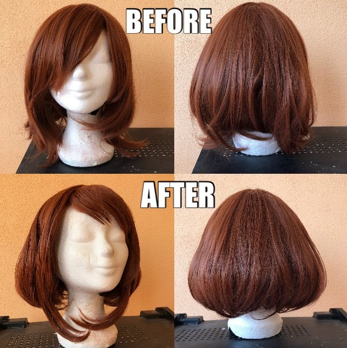 cosplay wig styling