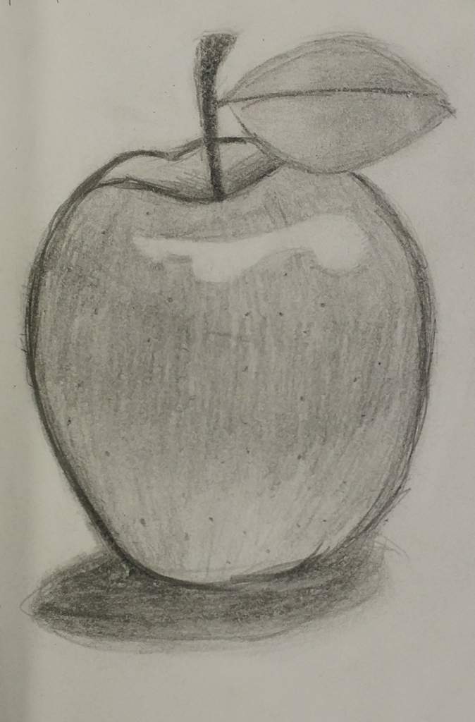 Did a lil sketch of an apple! | Developing Ocs! (^_-)-☆ Amino