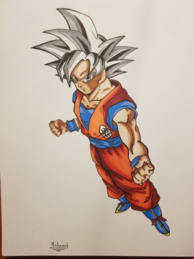 Petit dessin de goku divin | Dragon Ball (France) Amino