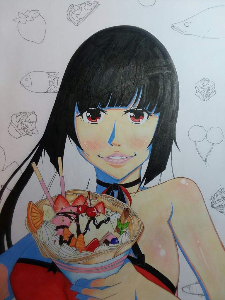 Yumeko Jabami FanArt | AB ArtFest | Anime Amino