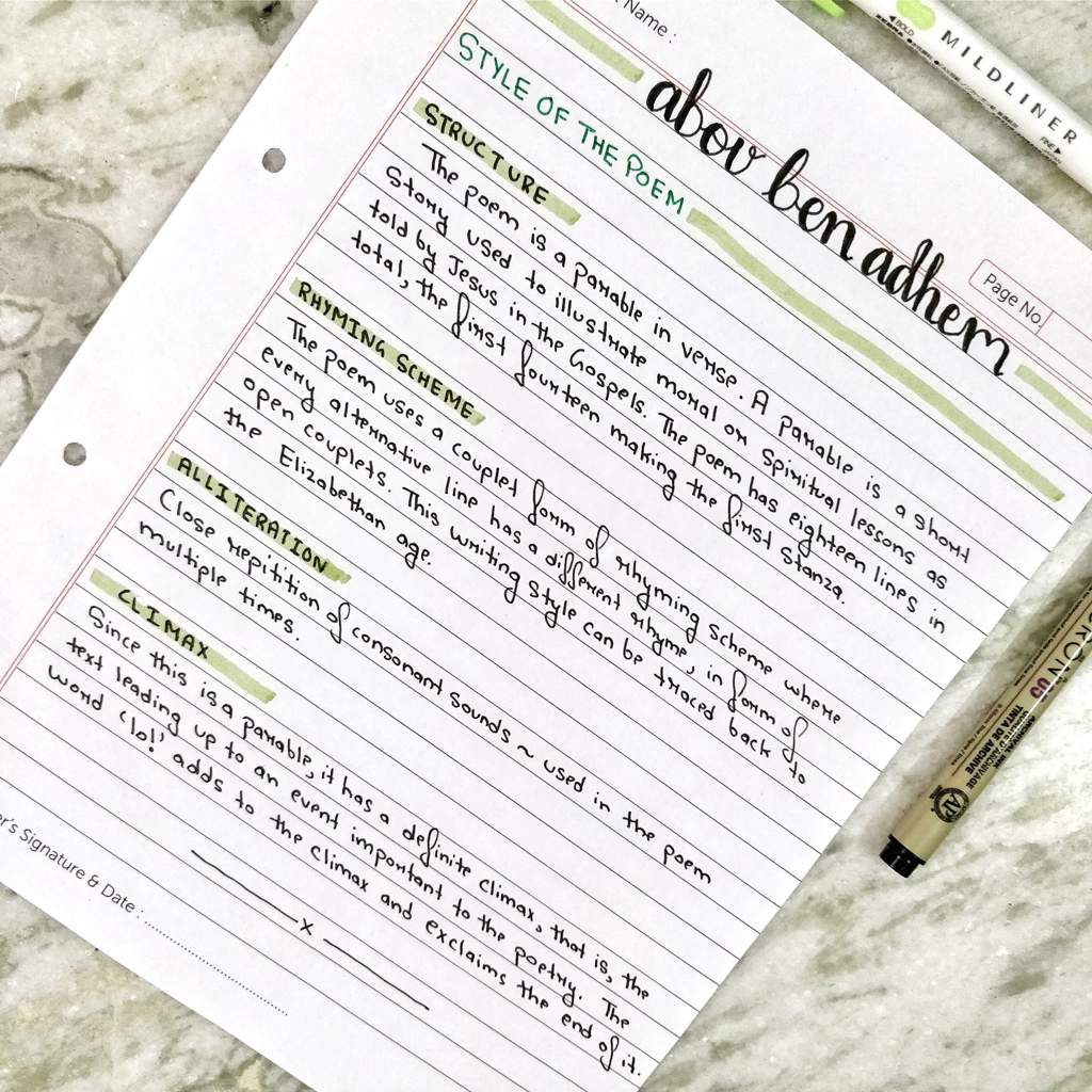 Literature Notes Daily Study Blog Studying Amino Amino