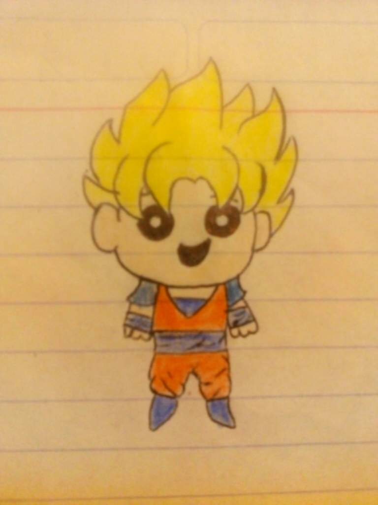 Dibujo de Goku version kawaii | DRAGON BALL ESPAÑOL Amino