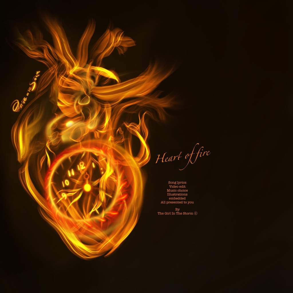 Heart Of Fire Bts Fanart Album Design Army S Amino