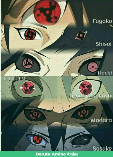 El Mangekyo Sharingan De Los Uchihas Boruto Amino Fans Amino