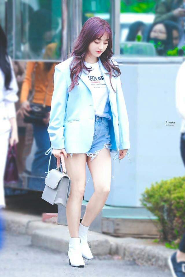 Purple Hair Jihyo 😍 | Twice (트와이스)ㅤ Amino