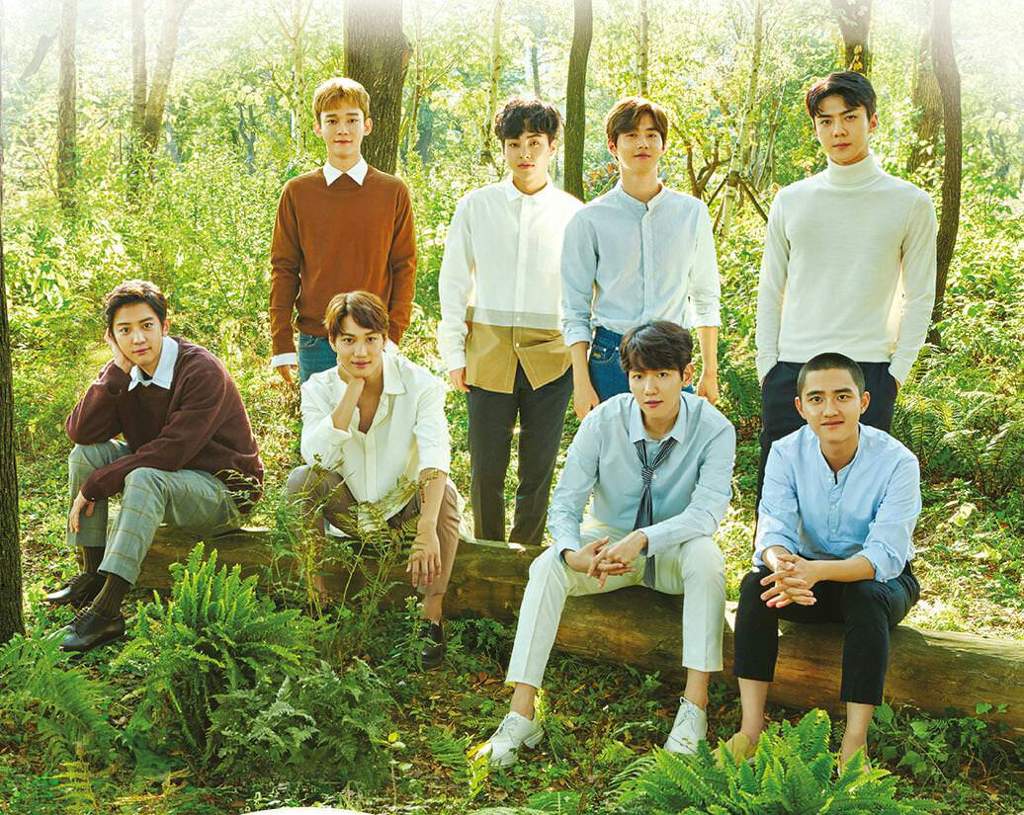 2018 Exo Nature Republic Photoshoot Exo L S Amino