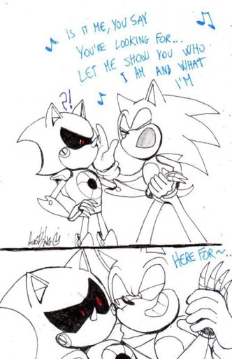 Metal’s reaction Tho XD | Sonic the Hedgehog! Amino