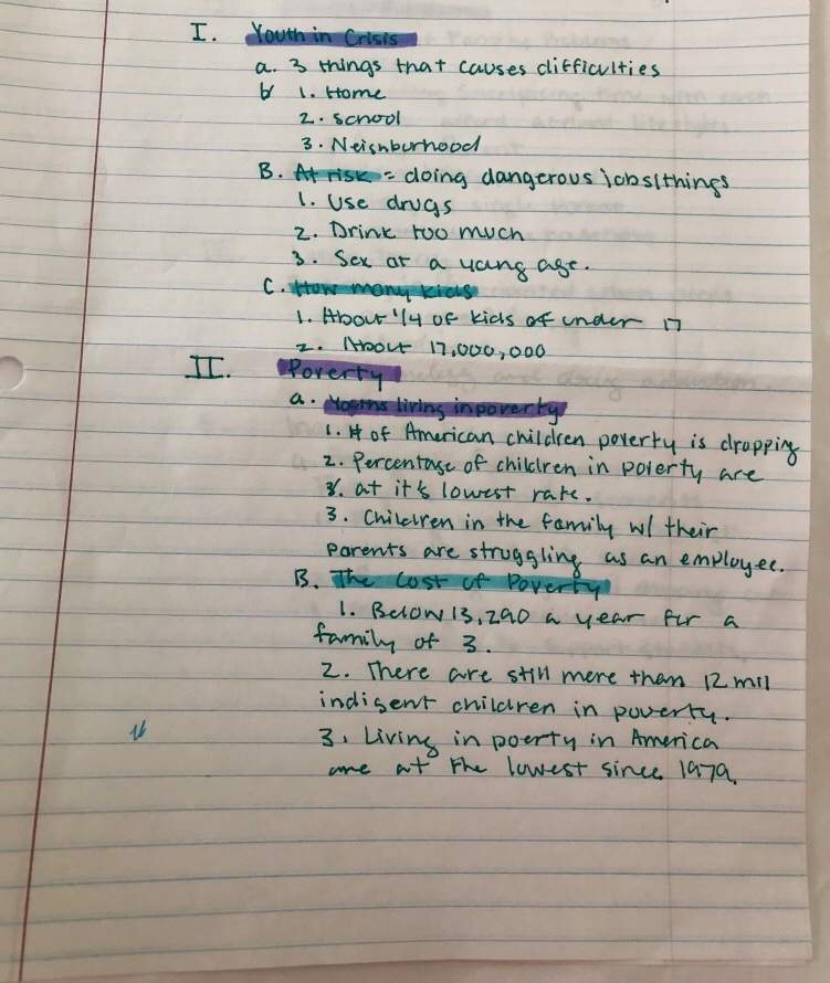 how to make a good outline for an essay