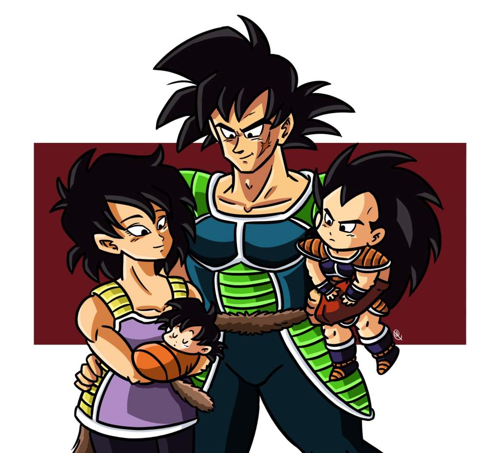 Bardock and his family.