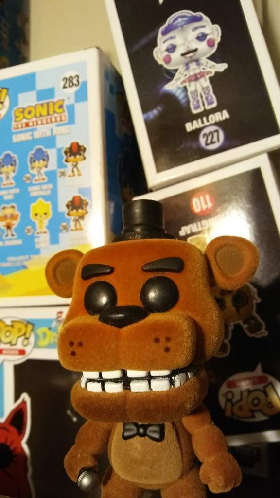 flocked freddy funko pop