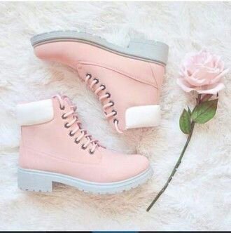 pastel pink shoes