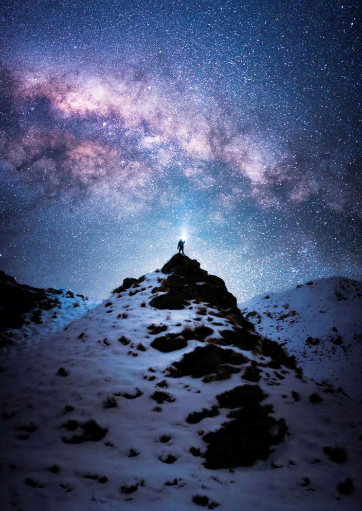 مصوران قضيا الشتاء في نيوزلندا للحصول على صور لا تصدق لسماء ليلا متع عقلك Amino Amino