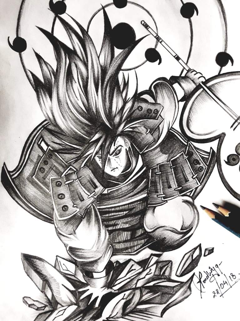 Madara Uchiha Sketch[Naruto Shippuden] Anime Amino