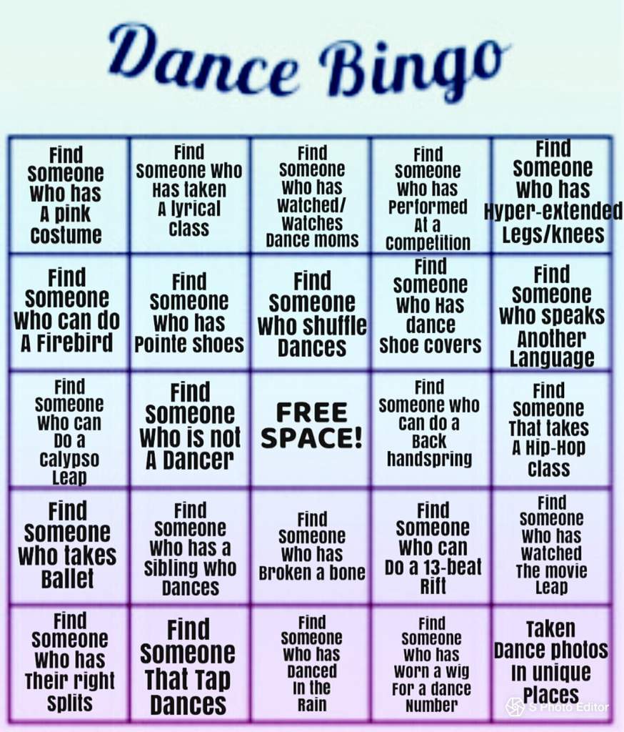 mest midlertidig prangende Dance Bingo! | Dance Amino