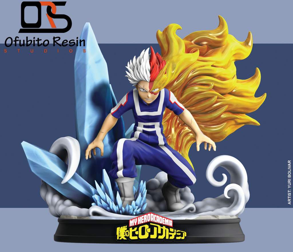 todoroki 3d model