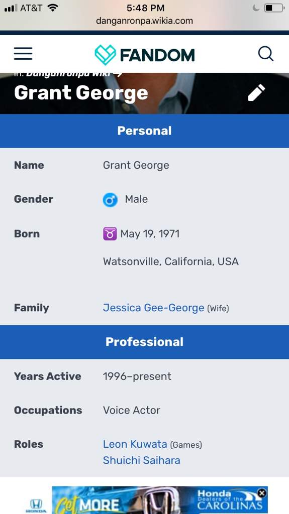 Omg The voice actor Danganronpa Amino