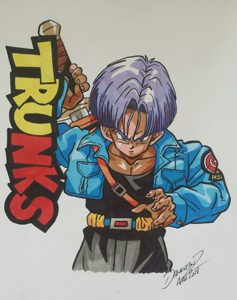 Future Trunks (Drawing) DragonBallZ Amino