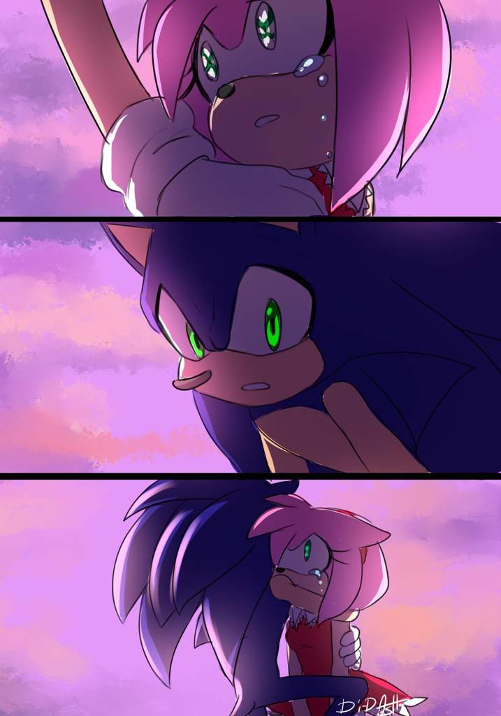 "Don't cry, Amy. 