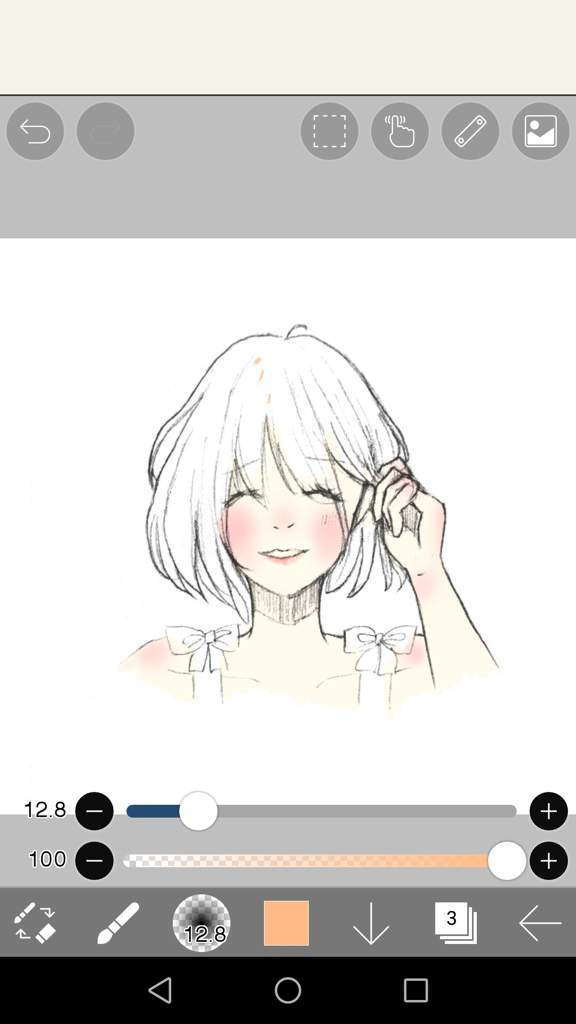anime shush face
