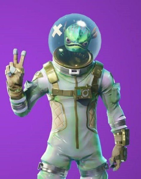 this skin has a place in my heart because of its name the fish part looks really cool and the skin glows really nicely just like the last one - fish skin in fortnite name