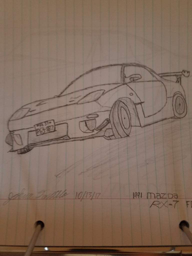 An Fd3s It S From The Battle Between The Nsx And The Aforementioned Initial D V2 Amino