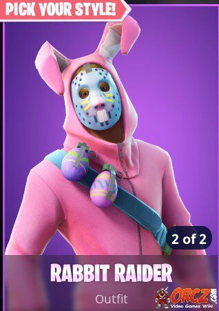 i love easter colors so it would make sense that i love this skin the bunny ears and the hockey mask really make this skin unique and badass looking - fortnite skins bunny ears