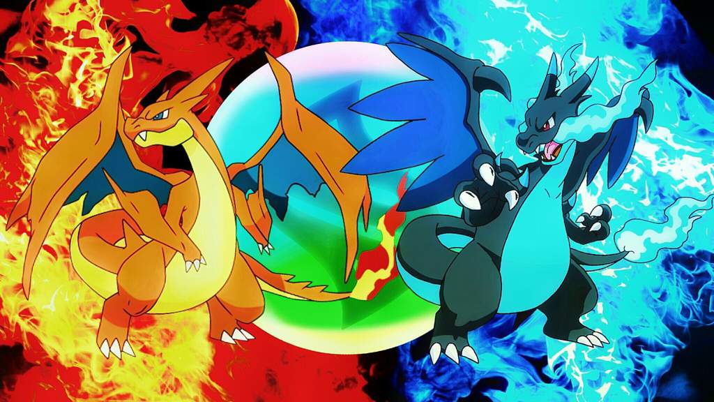 mega charizard x and y wallpaper