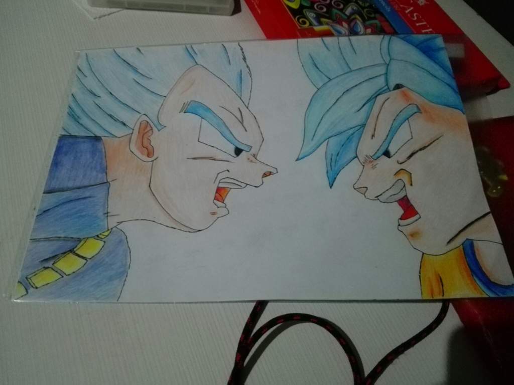 Goku y vegeta cara a cara | Arte Anime Amino Amino