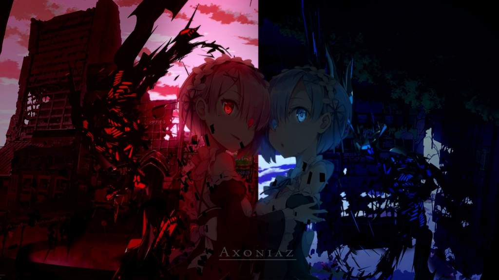 Rem Y Ram Shadow Wallpaper Re Zero Amino Amino