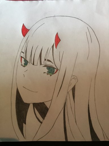 Zero Two Art | Darling In The FranXX Official Amino