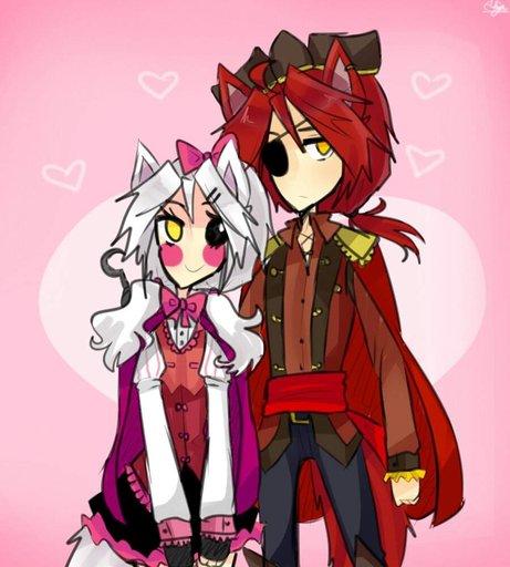 Foxy x mangle anime