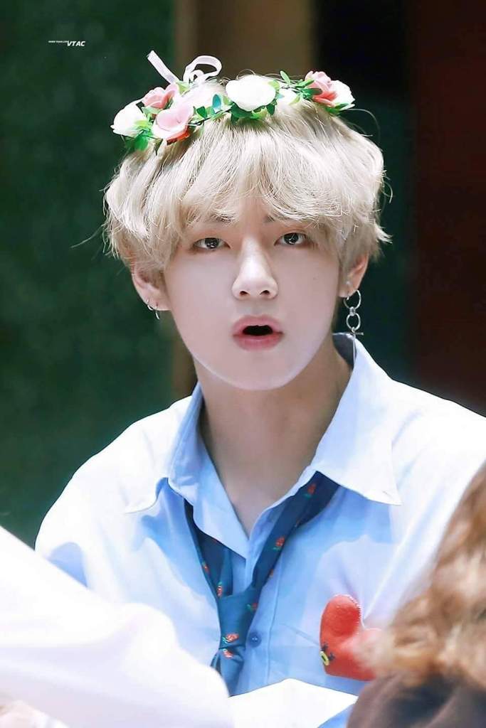 Day 10: Taehyung flower crown | ARMY's Amino