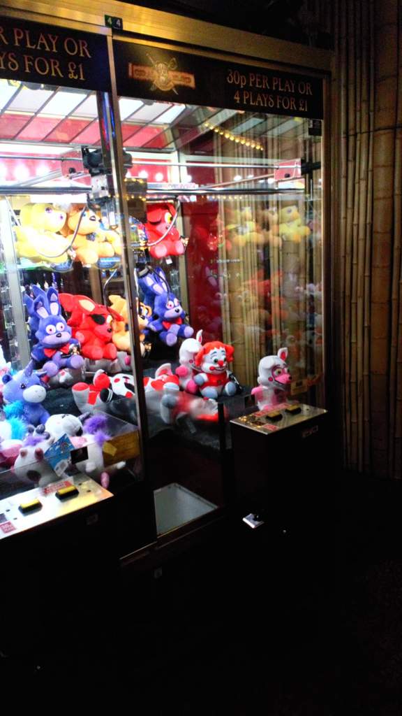 fnaf plush claw machine