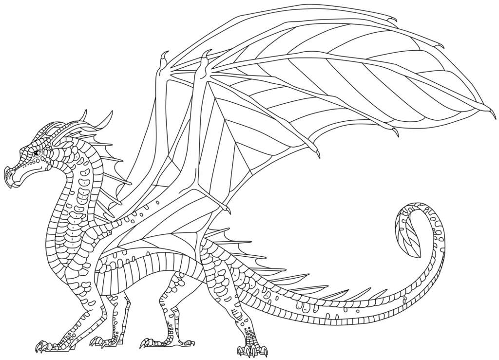 Wings Of Fire Coloring Pages Hybrids