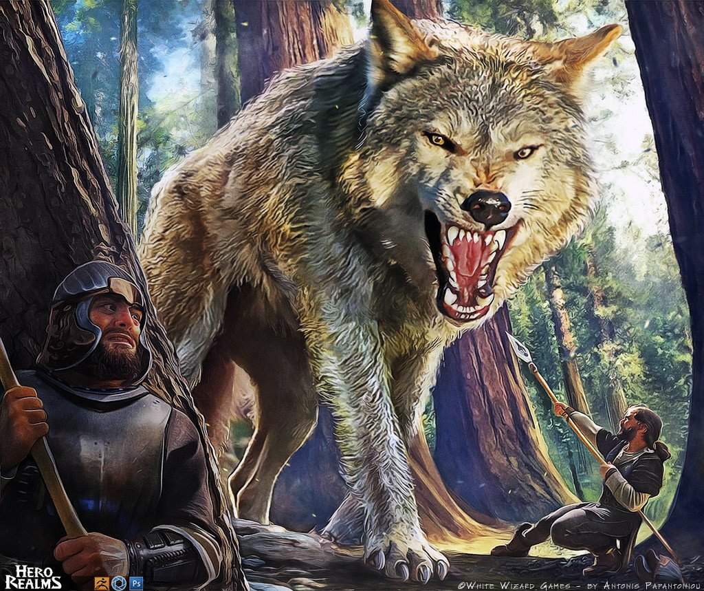 It has been guessed that Sabertooth tigers and Dire wolves were around the ...