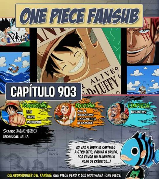 One Piece Manga 903 One Piece Revolution Amino