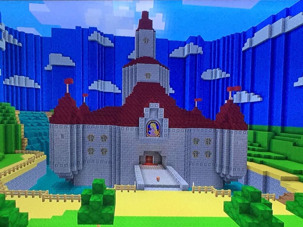 Princess Peach Castle Minecraft Tutorial