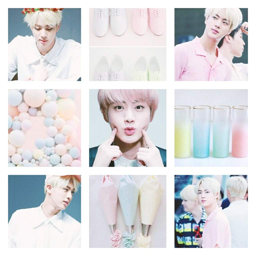 Jin Pastel Rainbow Aesthetic 