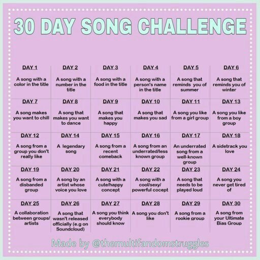 30 Day Kpop Song Challenge | Ezu Photo Mobile