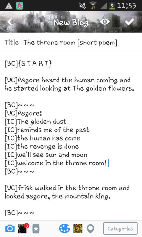 The Throne Room Short Poem Undertale Amino