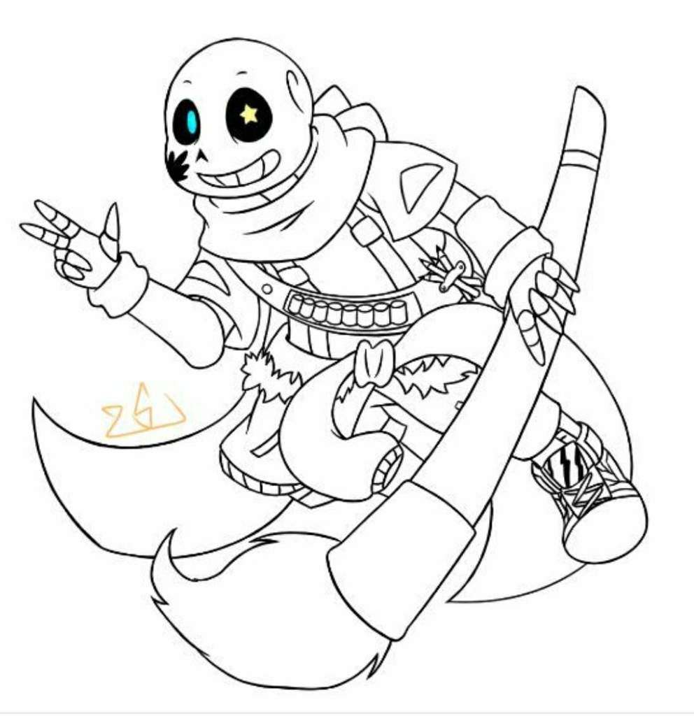 131 Animal Underfell Sans Coloring Pages with disney character